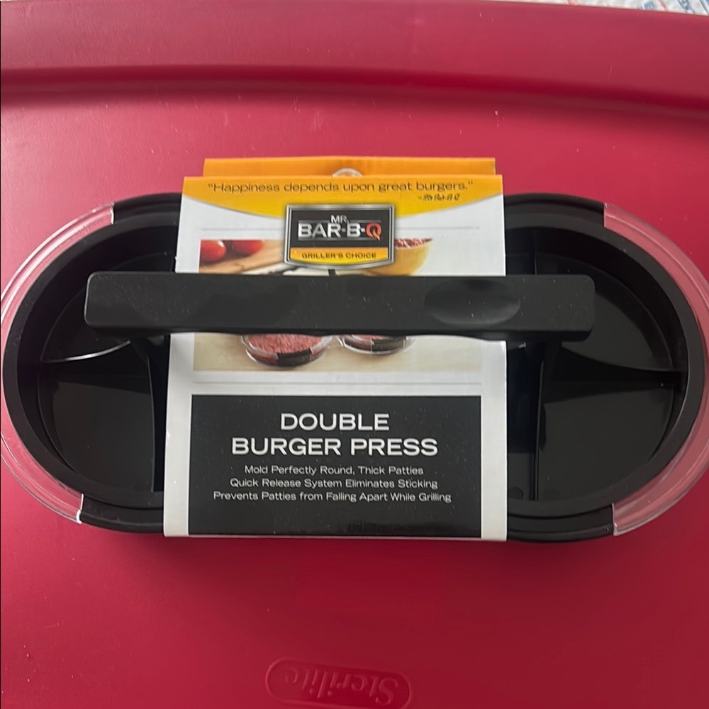 Black Double Burger Press